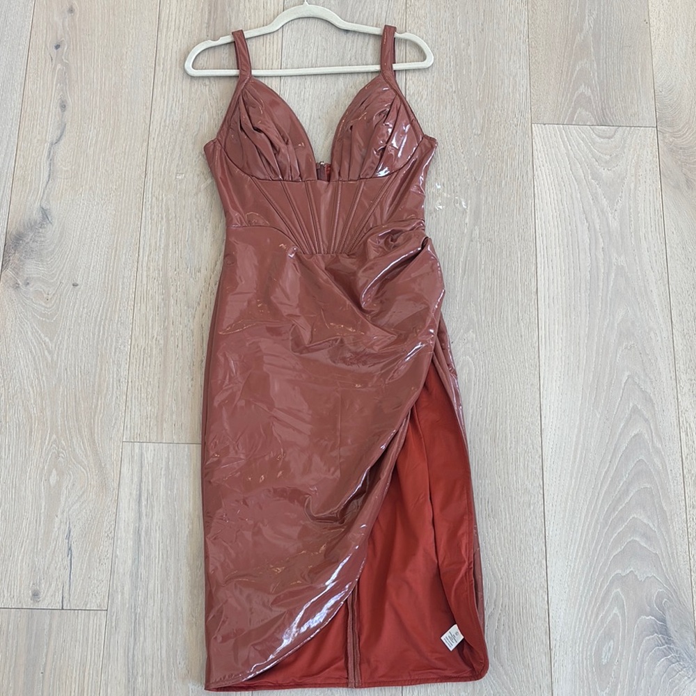 Elegant Brown Dress